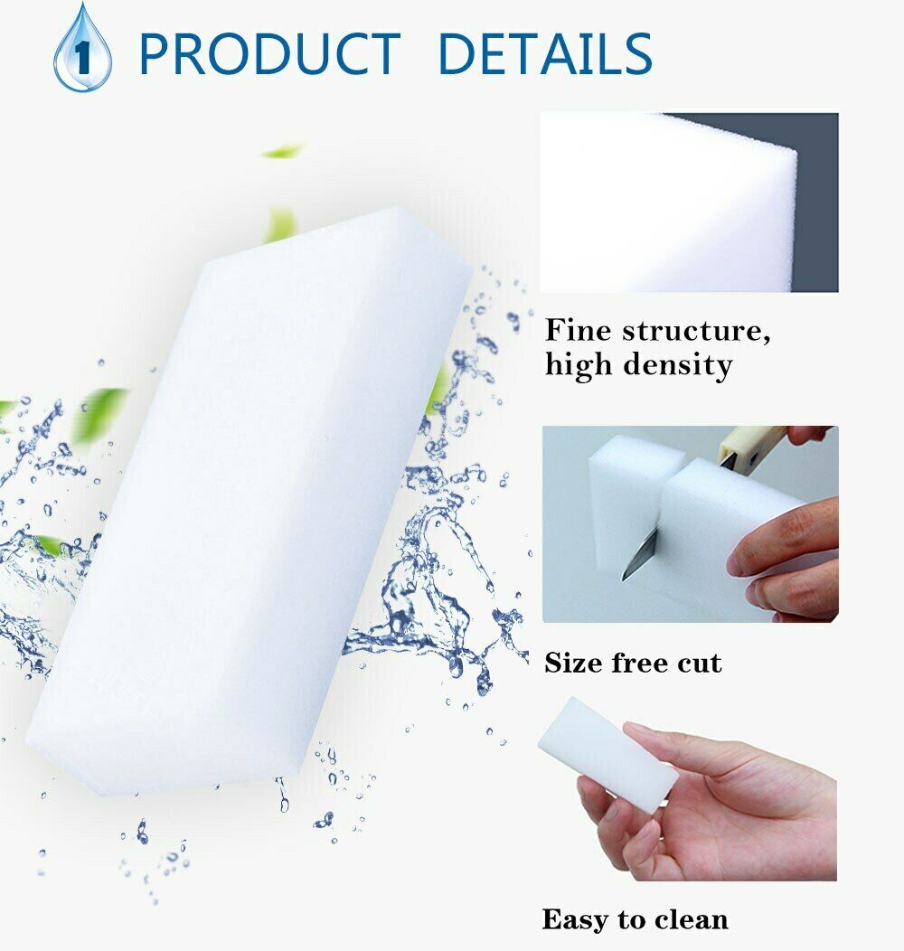 Magic Sponge Cleaner Melamine Foam Sponge Cleaning Tool Household Supply Useful