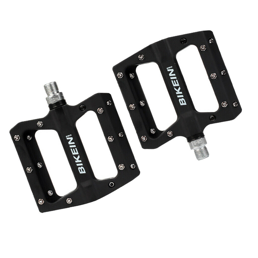 Pair Bike Pedal Anti-skid Foot Bearings Treadle Bicycle Accessories Black