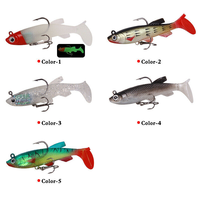 5pc Fishing Lure Floating Crankbait Bait Pike Bass Trout Wobblers Fishing Tackle