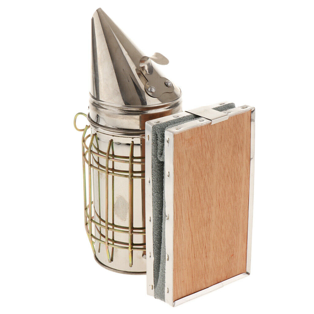 Bee Hive Smoker Honey Keeper Stainless Steel with Heat