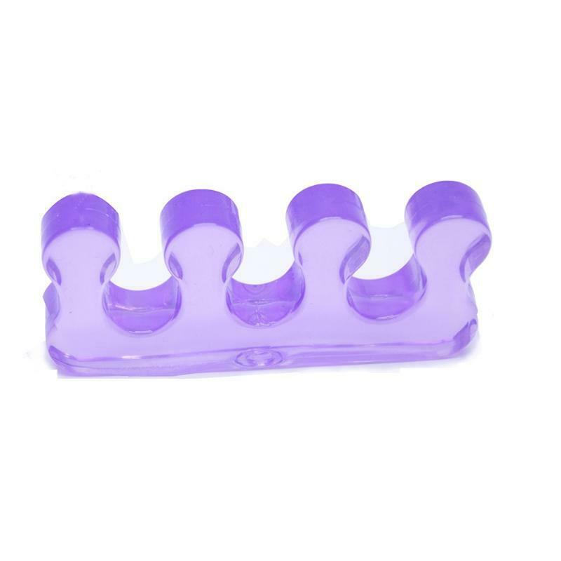 2Pcs/Pair Soft Silicone Toe Separator Flexible Finger Spacer Manicure Pedicure