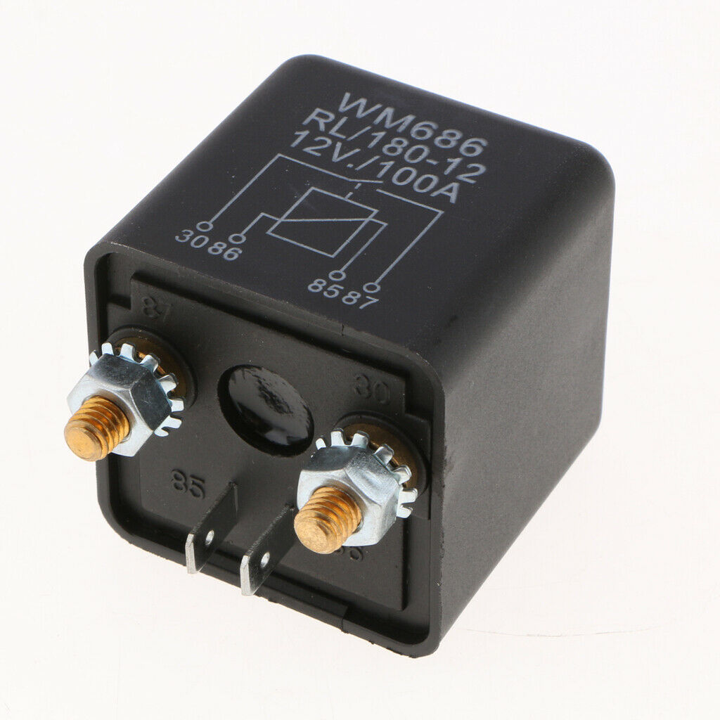 12V 100A General Purpose Split Charge Starter Relay Switch