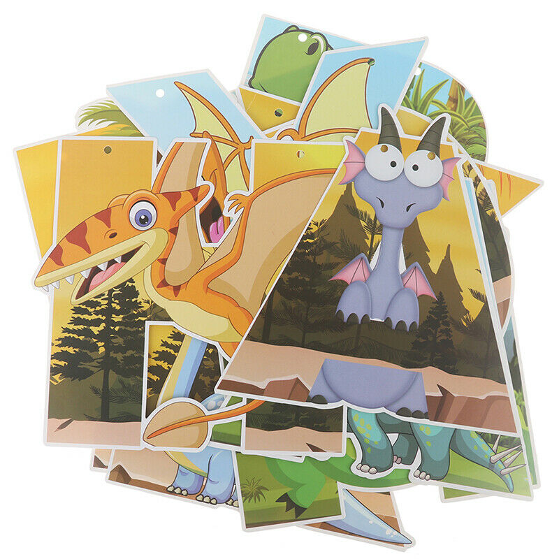 Dinosaur Banner Jungle Wild Animal Party Kids Birthday Party Supplies FlagFCA