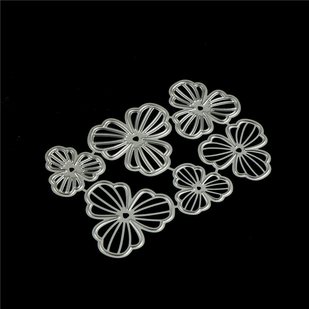 6Pcs Flowers Design Metal Cutting Dies For DIY Scrapbooking Album Paper Ca.l8