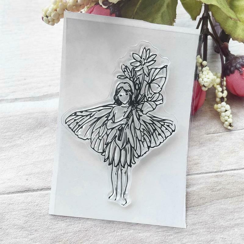 Fairy Silicone Clear Seal Stamp DIY Scrapbooking Emboss Photo Album Decorative