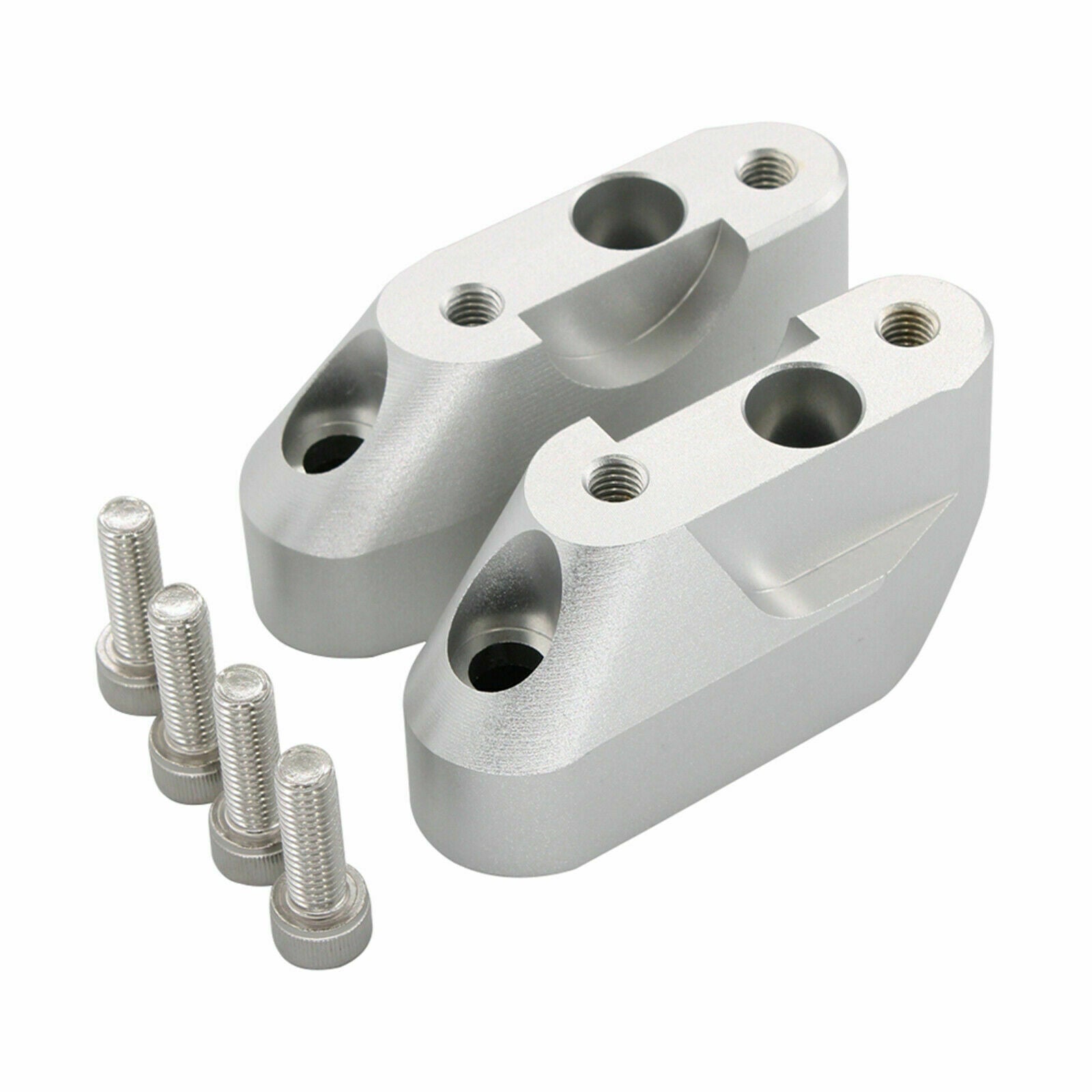 Motorcycle Handlebar Risers Clamps Chrome Fit For BMW R1200RS 2015-2016
