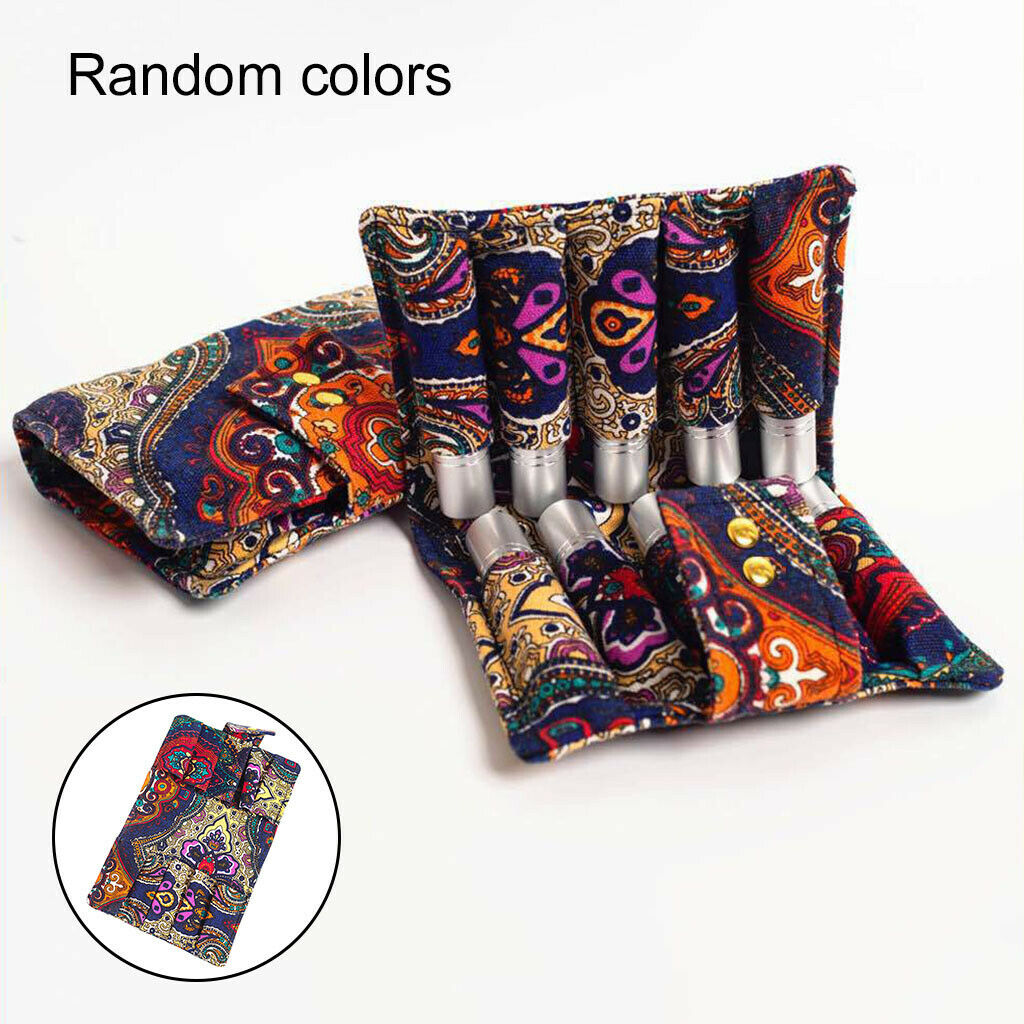 10-bottle 10ml Essential Oil Roller Bottle Carrying Case Nail Polish Storage