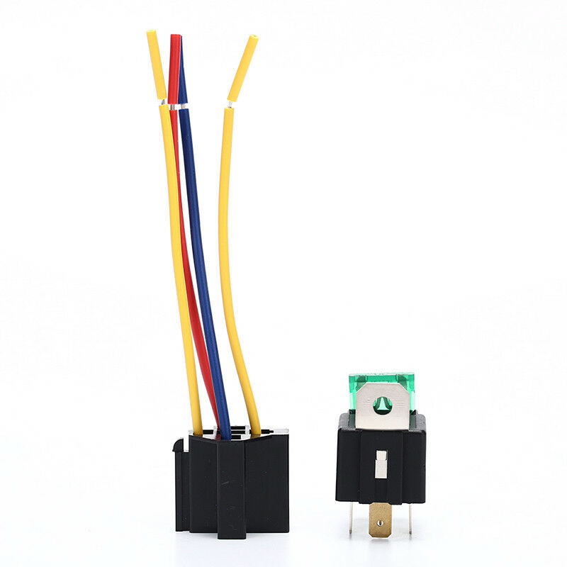 Waterproof prewired 5pin car relay harness holders 40A/12V with relay sock.l8