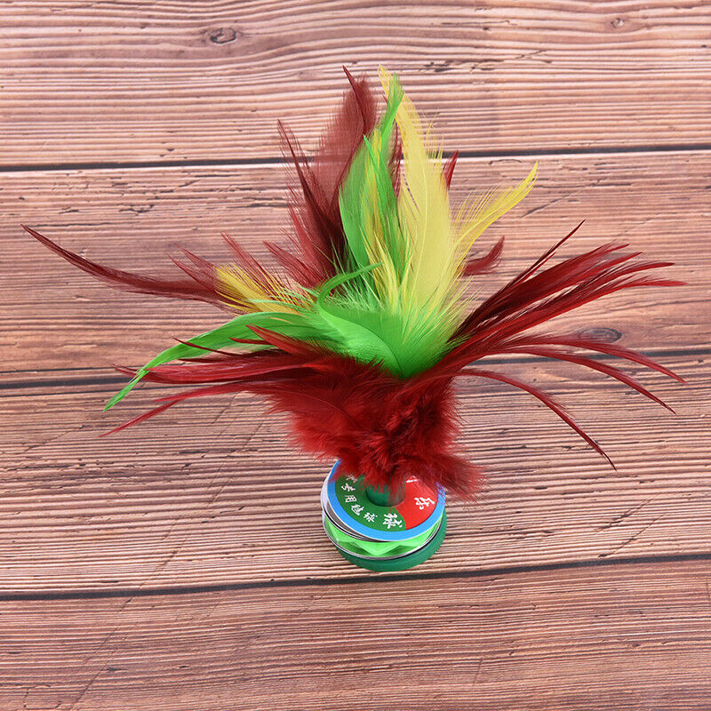 Colorful Feather Shuttlecock China Jianzi Foot Kick Fitness Entertainme.l8