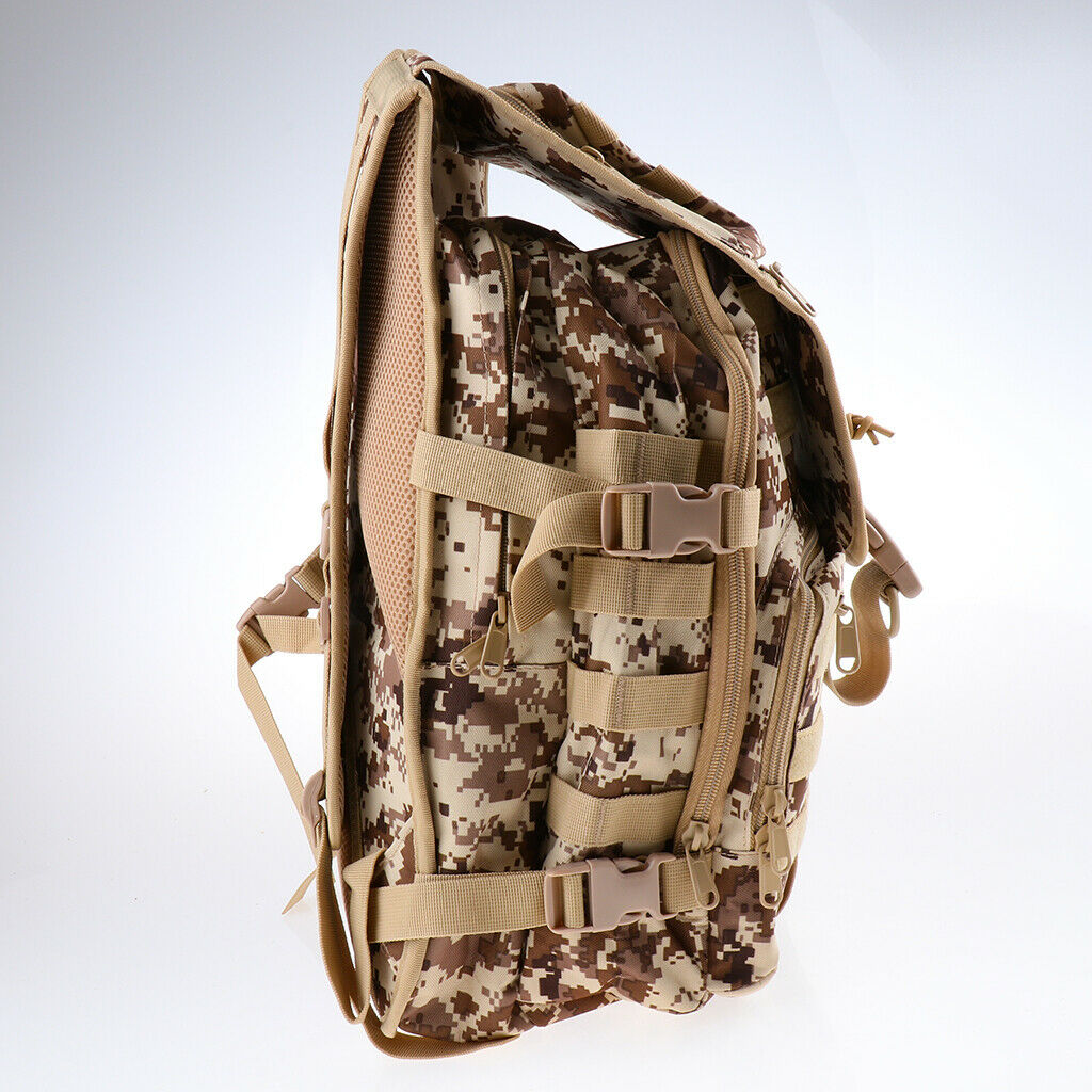 Oxford Cloth Waterproof Outdoor Backpack Rucksack Daypack Sand Digital