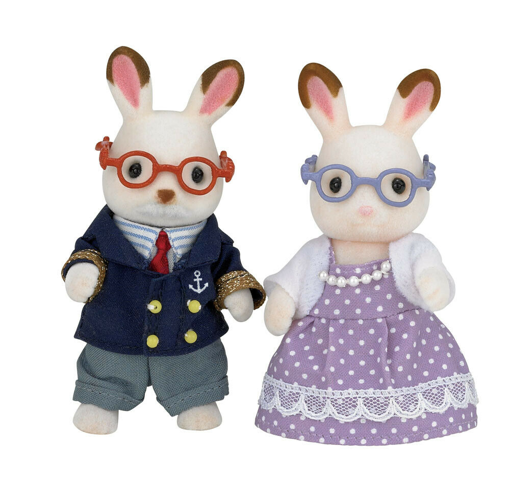 Sylvanian Families Grandparents Set 5190 Chocolate Rabbit Grandparents /Age 3+