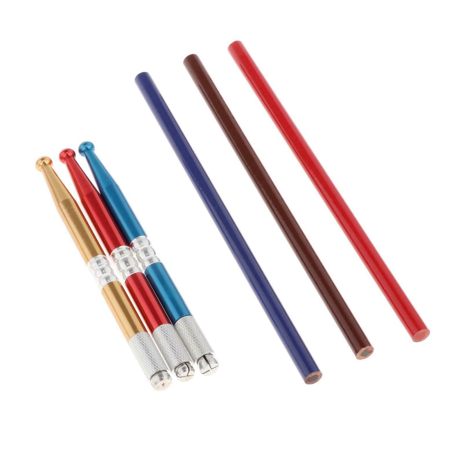 Pro Manual Permanent Tattoo Training Pen Kit Tattoo Practice Makeup Tools