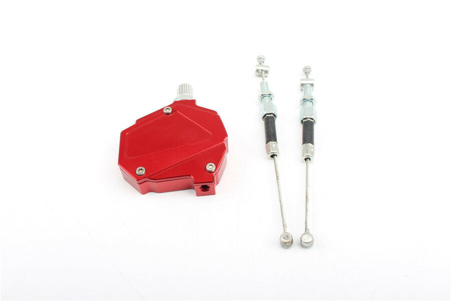 Red CNC Stunt Motorcycle Clutch Assist Booster Easy Pull Cable System Dirt Bike