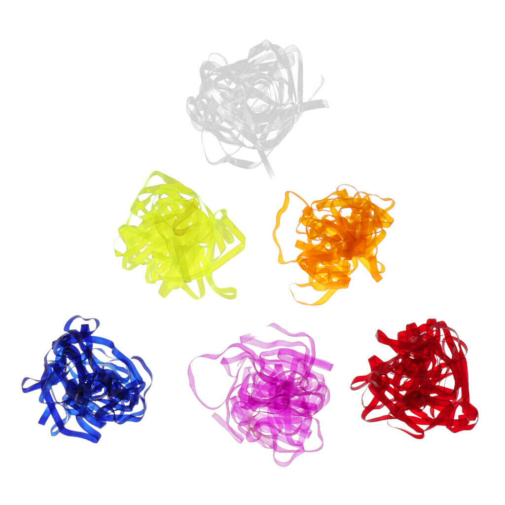 6 Pieces Fly Tying Rubber For The Production Of Carp Fishing Baits - Colorful