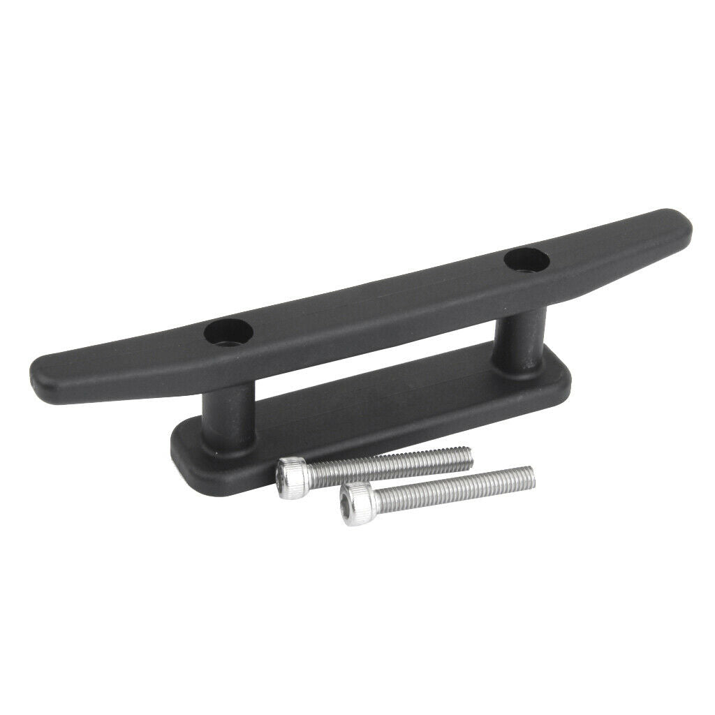 MagiDeal Marine Dock Fixed Nylon Anchor Cleat for Boat Kayak Canoe Black