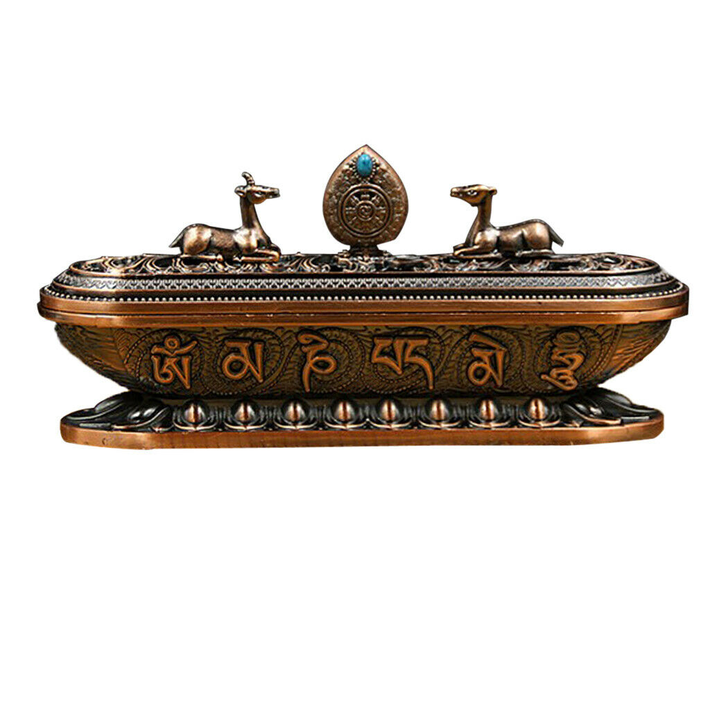 Tibet Tibetan Alloy Incense Censer Burner Metal Crafts Decoration  Copper