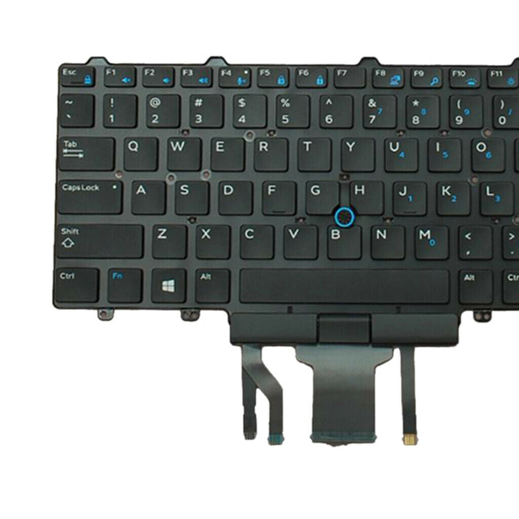 For Dell Latitude 3340 Standard US English Backlight Keyboard Pointing