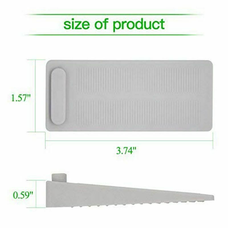 6 PCS Door Wedge Rubber, Door Stopper, Heavy Duty Slip-resistant and StackableP7