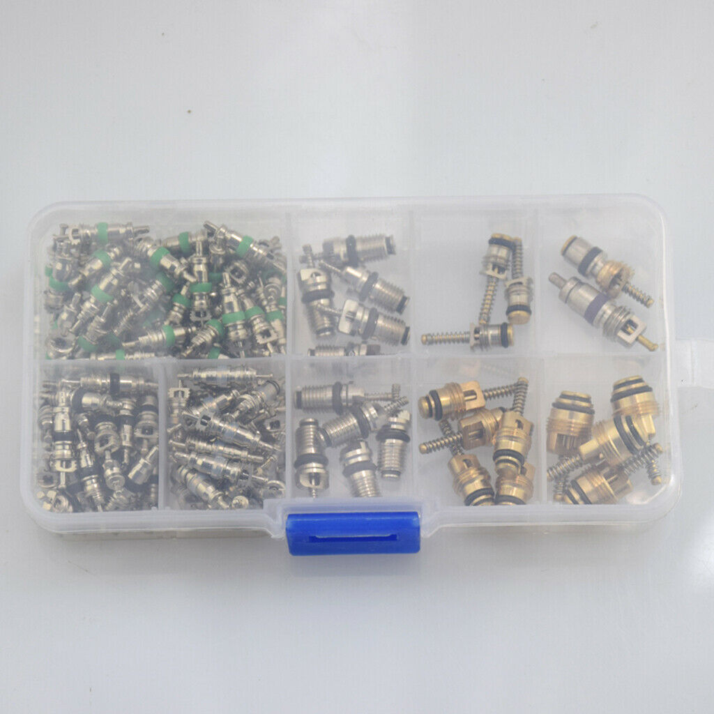 134 Pieces R134a R12 Air Conditioning A/C Valve Cores Remover Tool Assortment