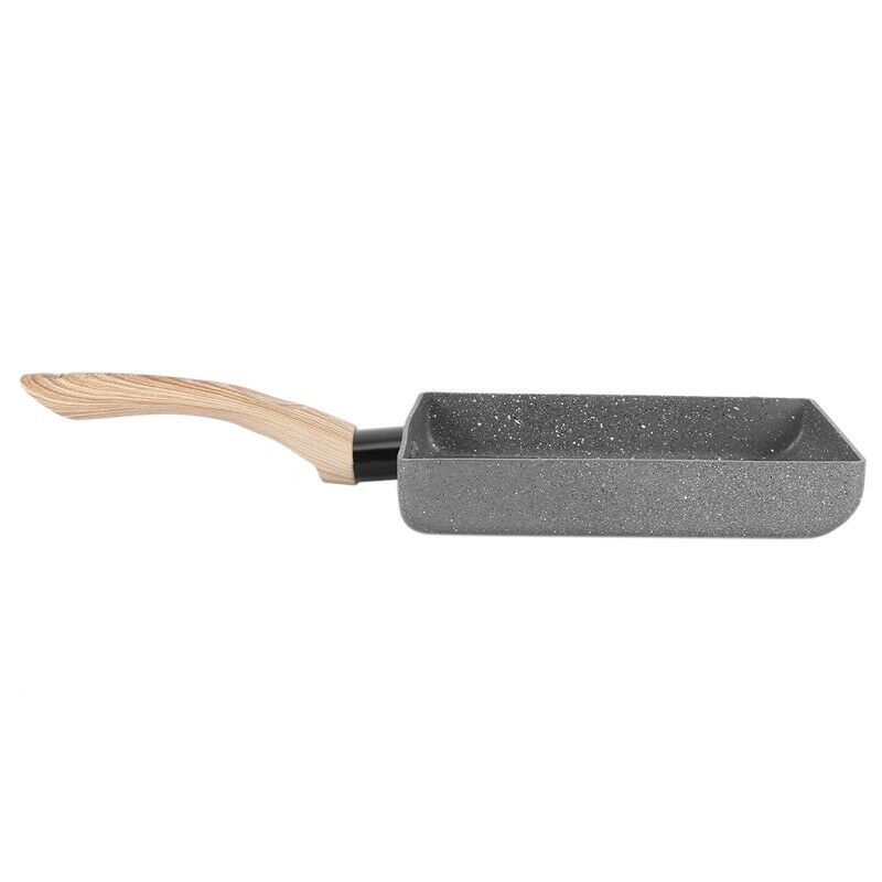 Frying Pan Tamagoyaki Omelette Black Non-Stick Pan Fry Egg Pan Pancake KitchenT4