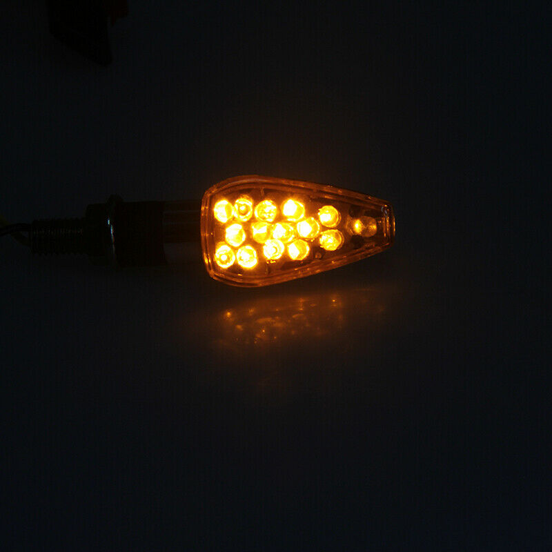 Motorcycle LED Turn Signal Light Amber Blinker For Suzuki GSX GSXR Hayabusa DRZ