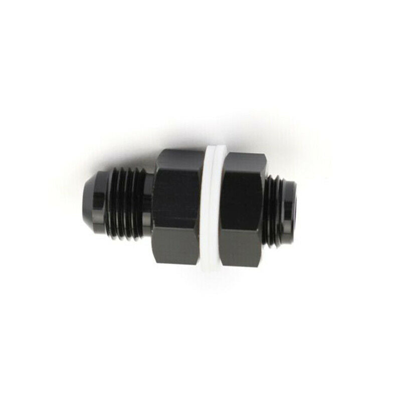 AN6 Flare Fuel Tank Cell Bulkhead Fitting Connector With Washer Leak-free Seal