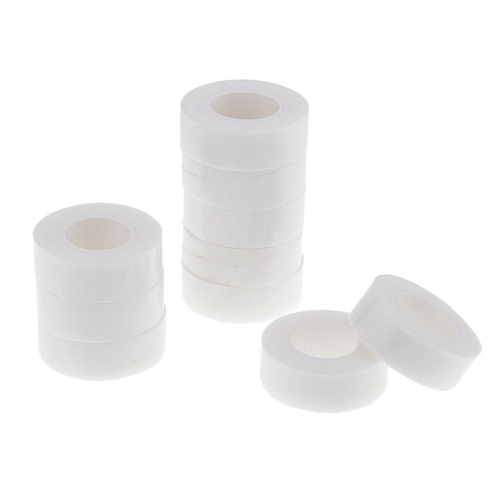 10pcs White Hem Iron-On Adhesive Hemming Tape Wonder Web, 0.79inch x 10