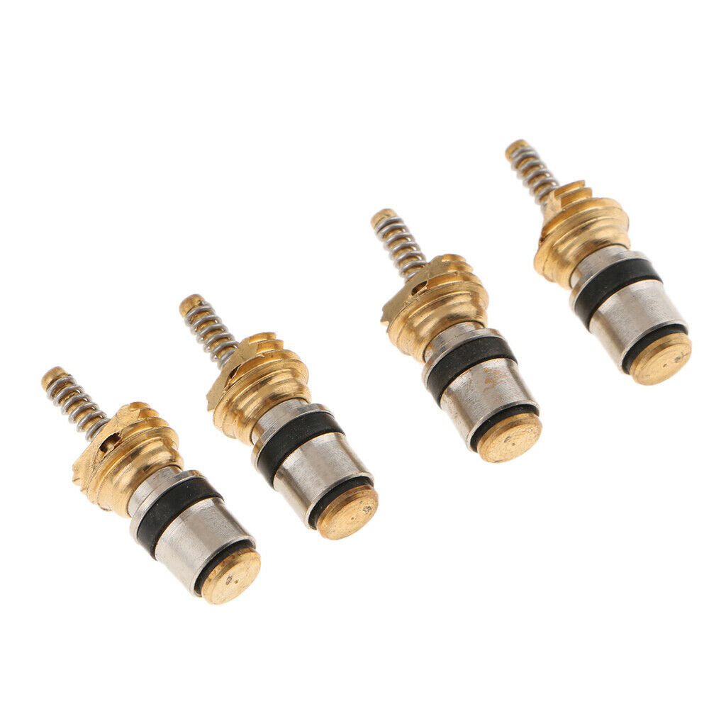 4x Car Air Conditioning Valve Stem Cores for Volvo Citroen Fukang Elysee