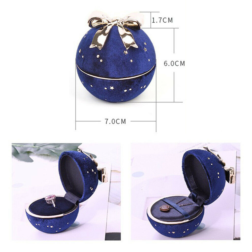 2 lot Round Necklace Pendant Box Jewelry Display Storage Case Gift Box