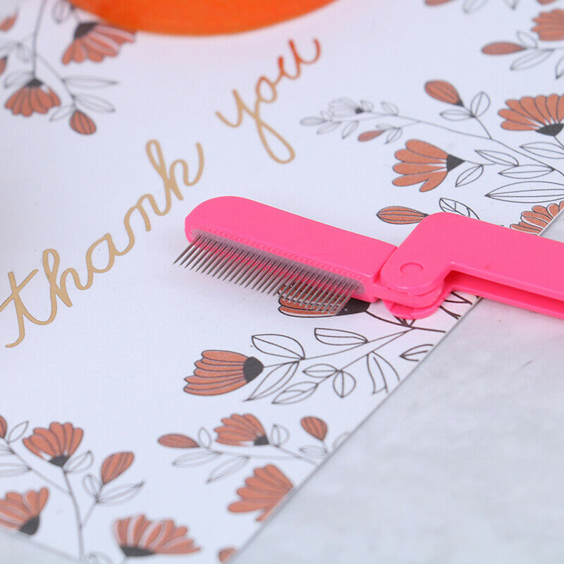 Foldable Eyelash Curler Beauty Lash Separator Eyelash Brush Comb Cosmetic.l8