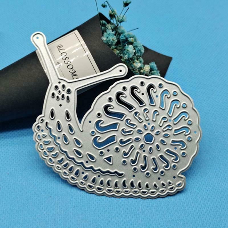 Cartoon Snail Cutting Die Delicate Cute Carbon Steel Blade Punch Stencils Dies