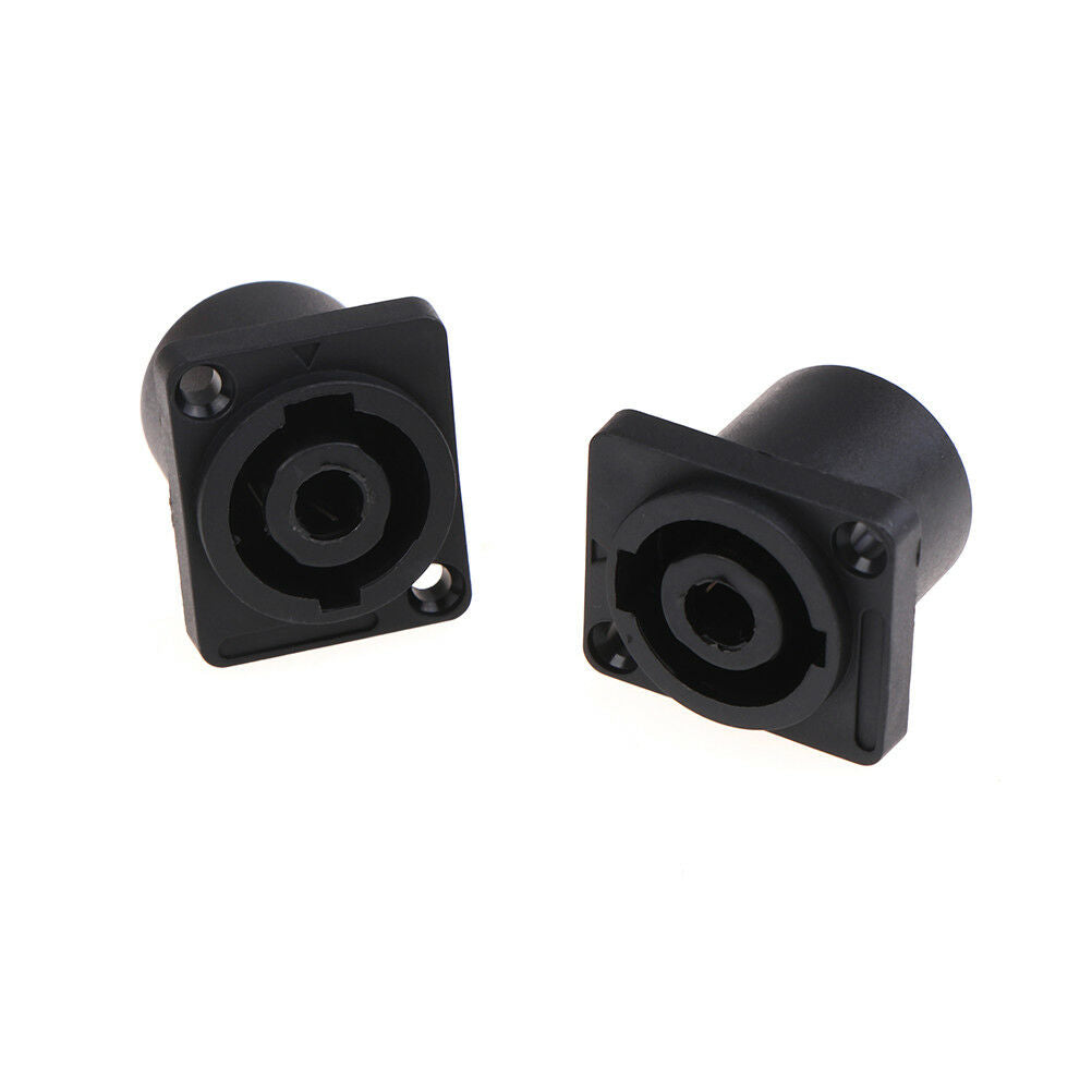 2x~Speakon female jackaudio speaker cable 4Pole panel chassis socket conne.l8