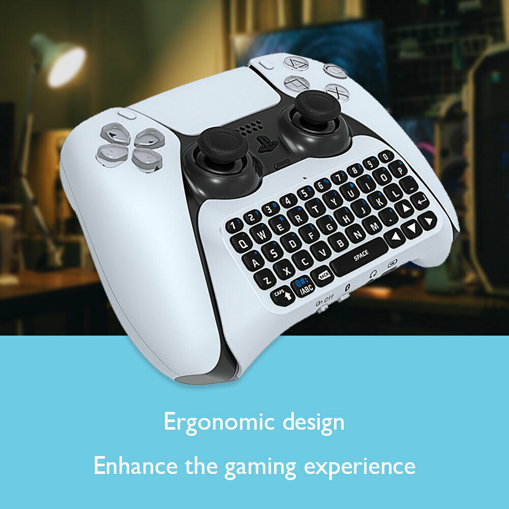 Mini Bluetooth Wireless Keyboard Chatpad GamePad For PS5 PlayStation5 Controll