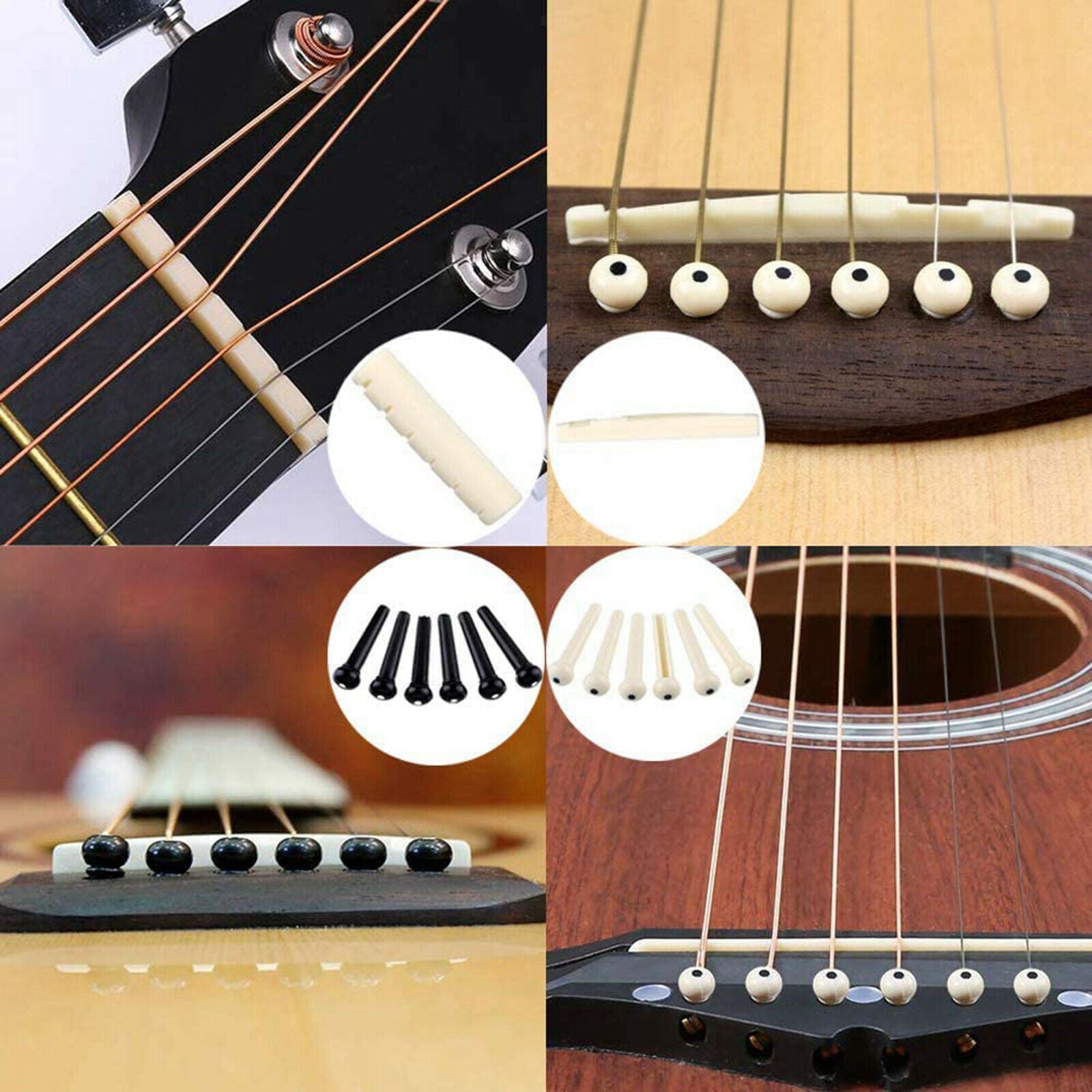 66pcs Capo Plectrum Guitar Winder Tool Kit Keychain