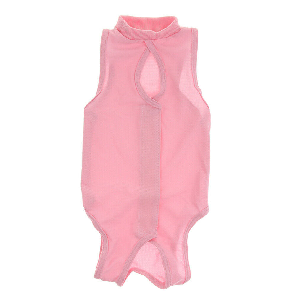 Cat Recovery Suit for Abdominal Wounds E-Collar   Pink M