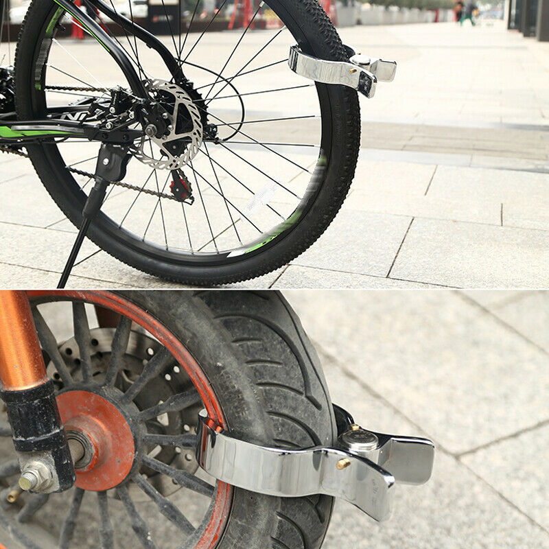 7.5cm Motorcycle Bike Scooter Clamp Wheel Lock Bicycle U-Lock Anti-Theft Caliper