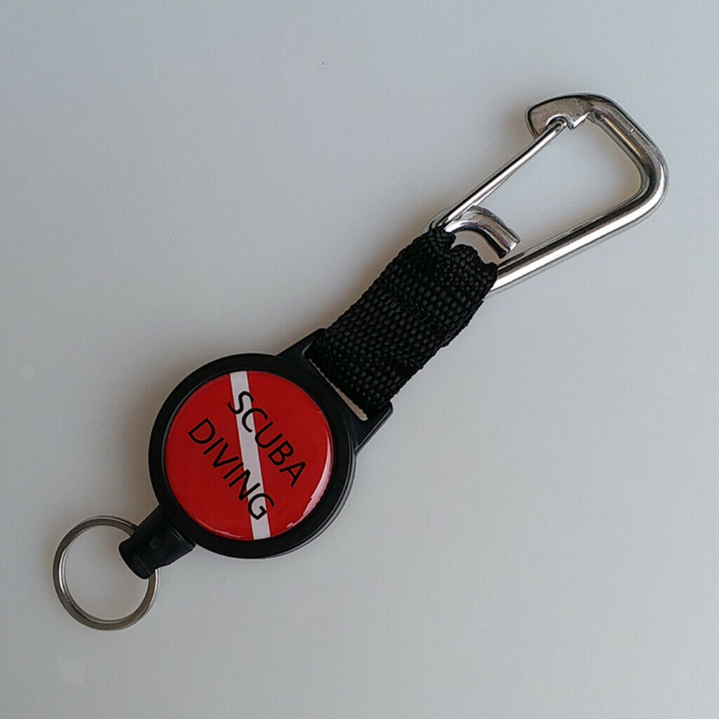 Solid Diving Dive Gear Retractor Dive Lanyard Regulator Holder Keeper Buckle