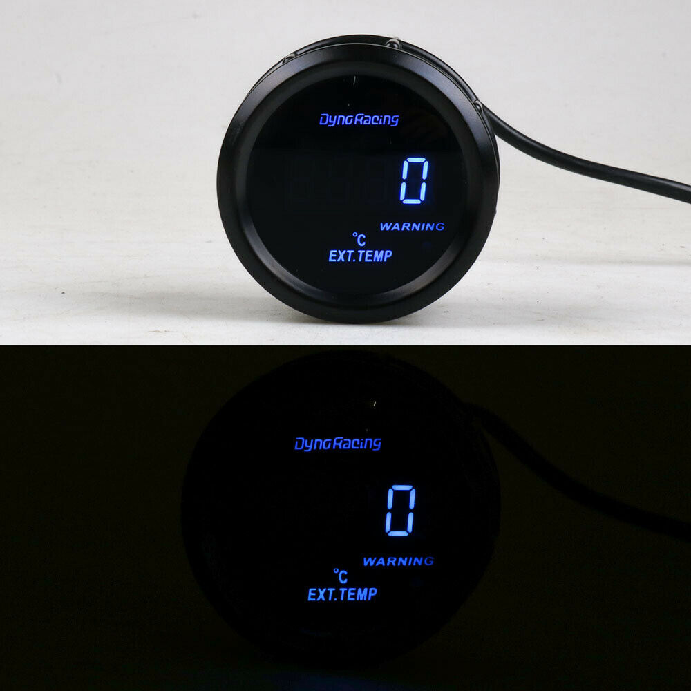2" 52mm Exhaust Gas Temperature Gauge Led EGT EXT Gauge Car Meter With Sensor