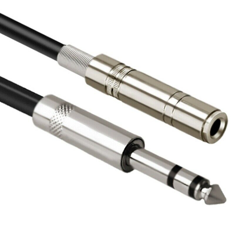 6.35mm 1/4 Inch Stereo Jack Splitter Cable Adapter Lead Plug to Double 6.35mm B3