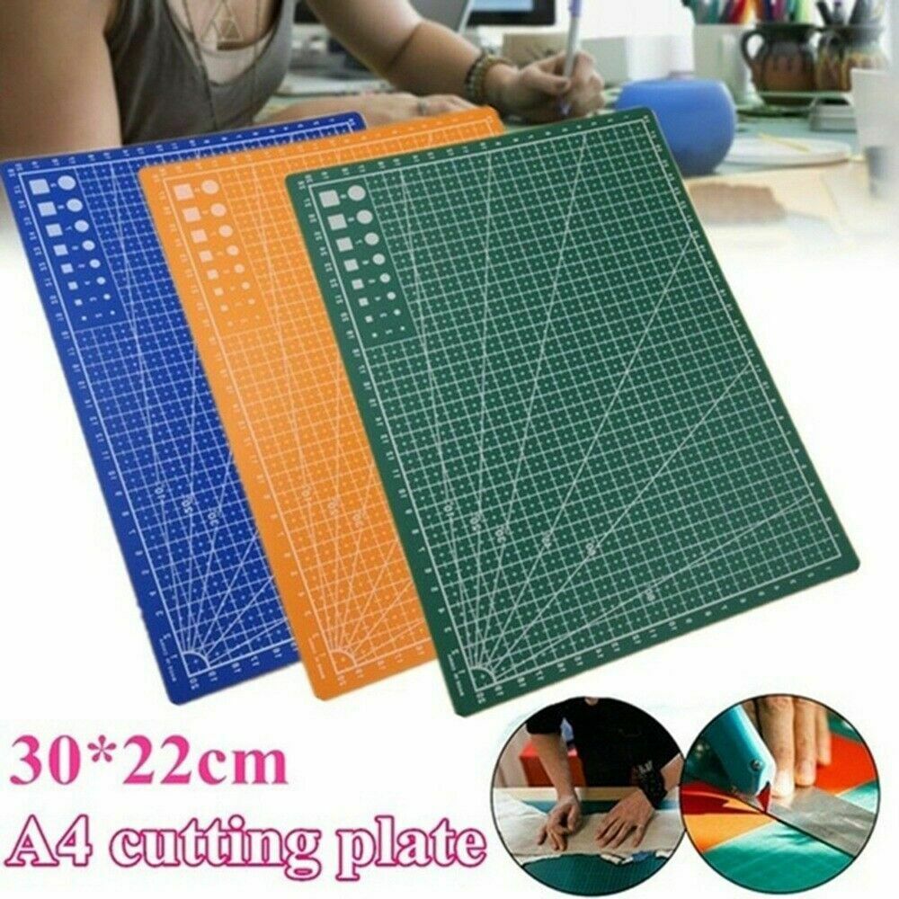 A4 Cutting Mat Self Healing Non Slip Craft Quilting Printed Grid Lines Board US