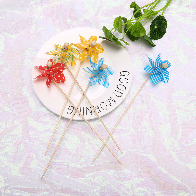 Mini Windmill Wind Spinner Home Garden Yard Decoration Kids Children To.l8
