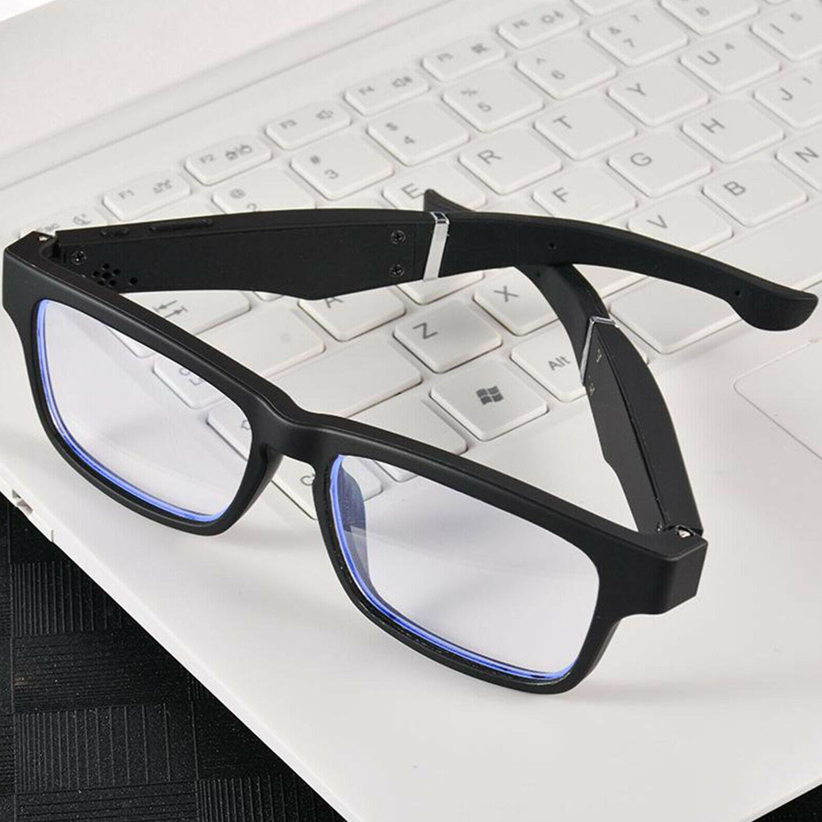 Classic Smart Glasses Stereo Music Headset Eyeglass Anti-blue Light