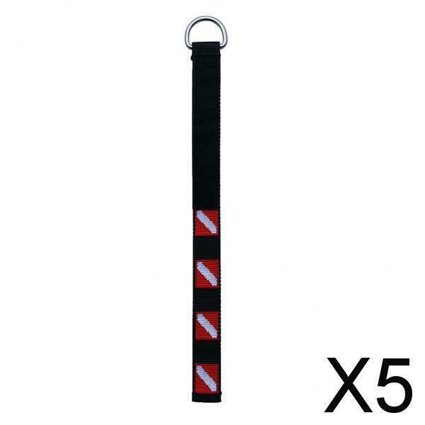 5X Durable Diving Wrist Strap Adjustable Scuba Dive Lanyard Webbing Accessories