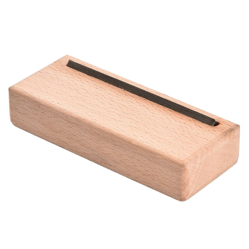 45° Fret Bevel File Tool Fret Edge Crowning Supply Hard Maple for Guitar