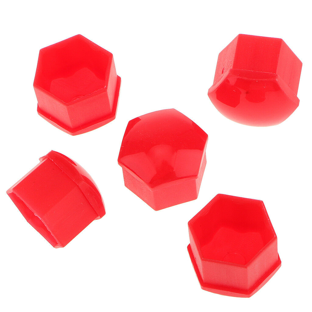 20pcs/Set T39 Wheel Lug Bolt Nut   Center Cover with Tool for Audi Car Red