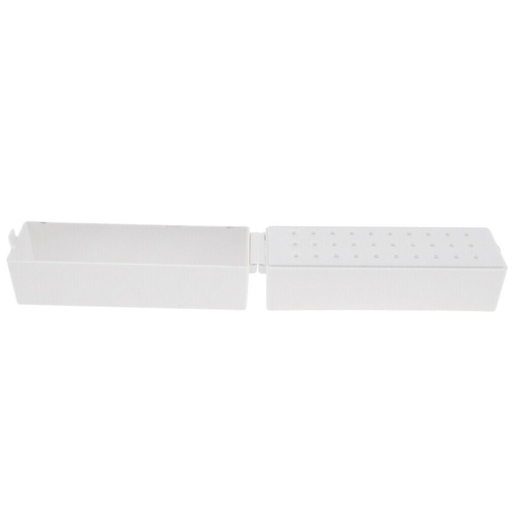 30 Holes Nail Grinding Head, Nail Cutter Bits Holder Holder Stand Box, Suitable