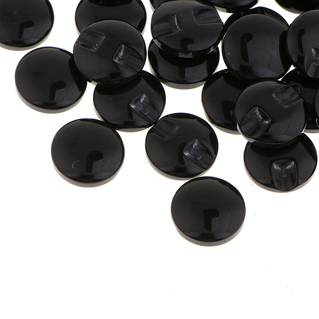 50 Pieces DIY Round Plastic Buttons for Sewing Scrap-booking Decoration