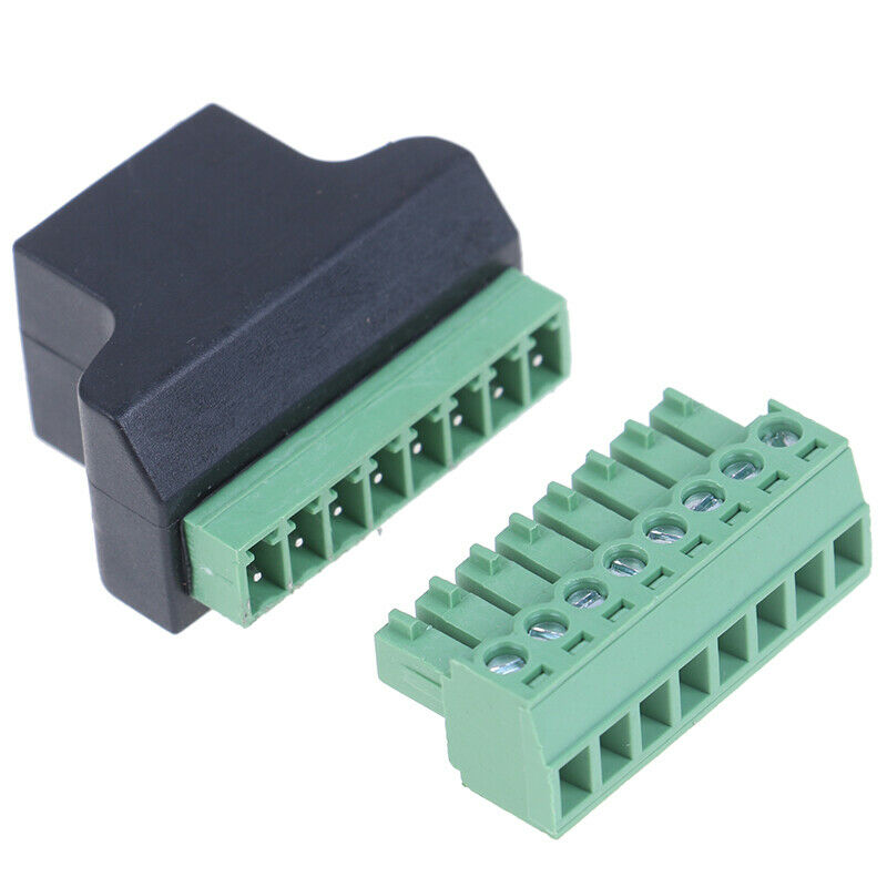 RJ45 to Screw Terminal Adaptor RJ45 Female to 8 Pin connector  for CCTY`GR