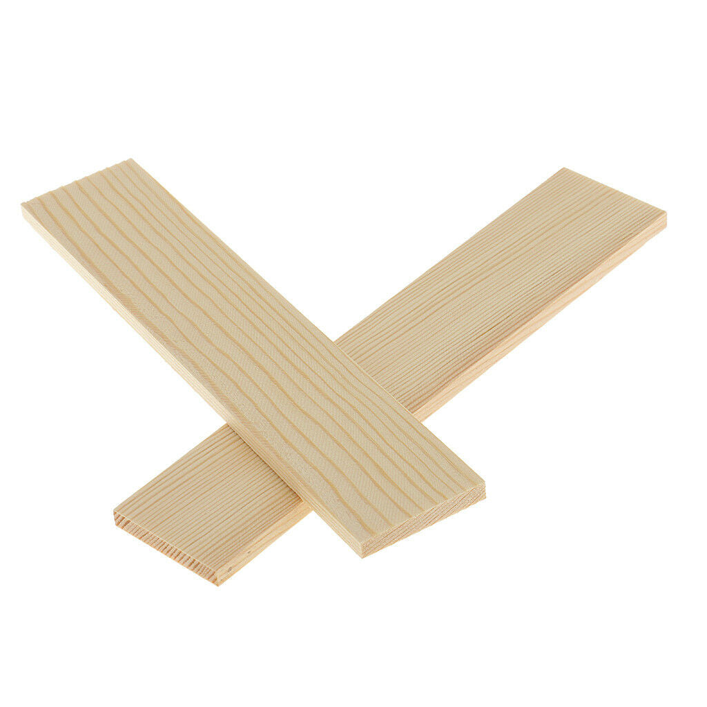20 Natural Pine Wood Board Panels Craft Wood Plaque Sign DIY Modelling Craft