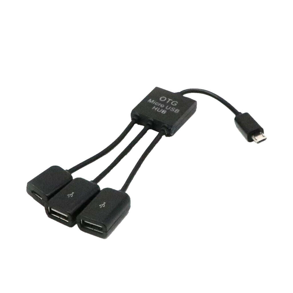3 in 1 Micro USB OTG HUB Cable OTG Host Cable Adapter Micro USB 2.0 Adapter